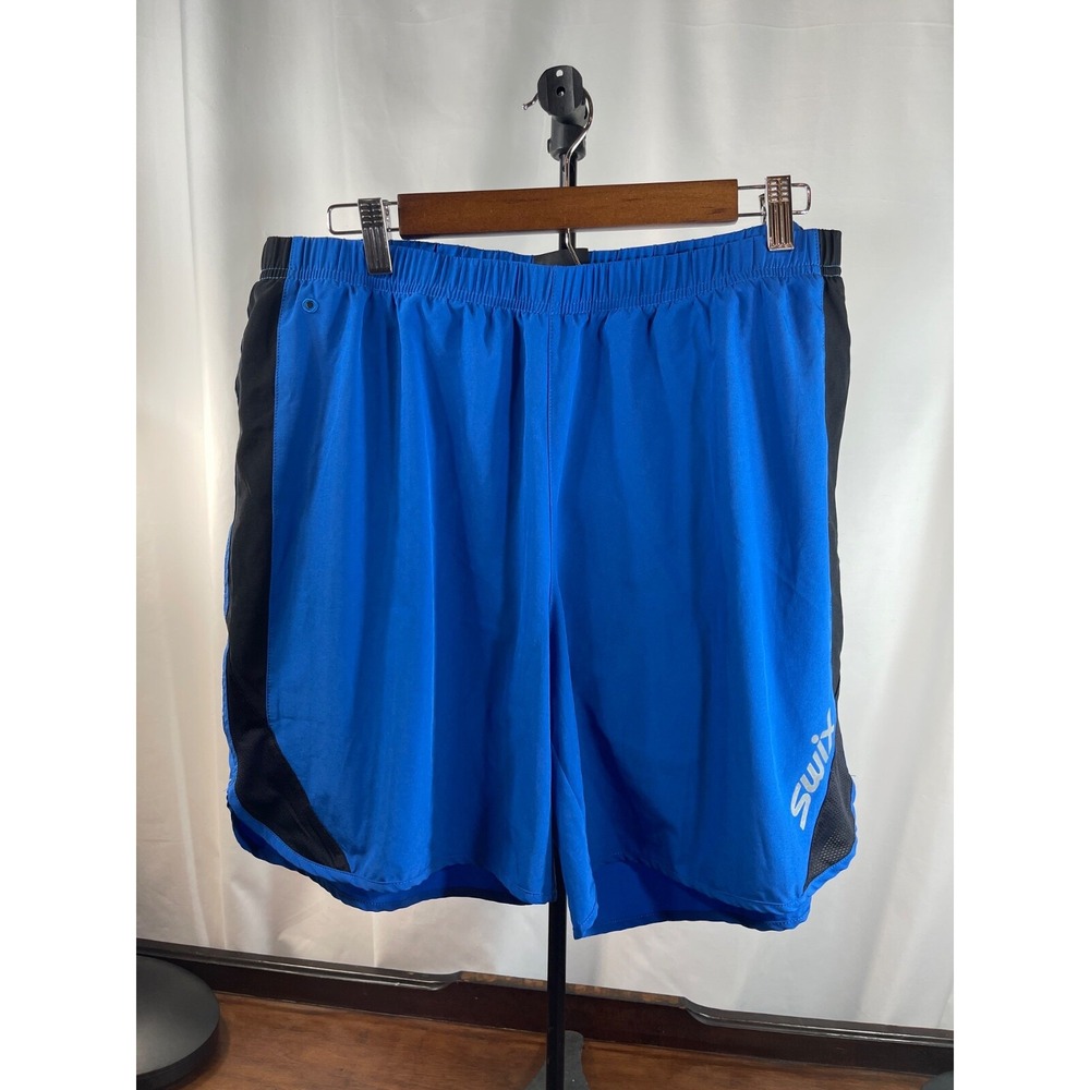 SWIX Blue Athletic Training Running/Cycling Shorts Men's Size XLarge Lined